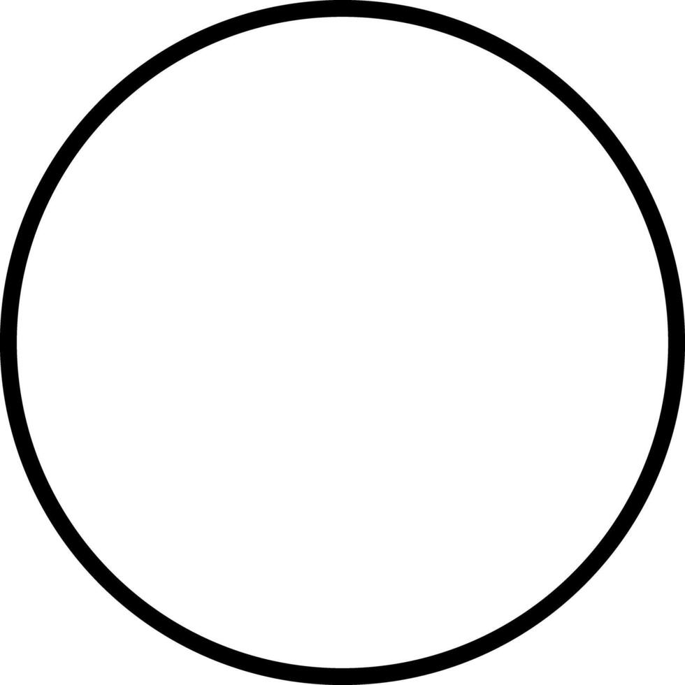 Sun circle line art vector