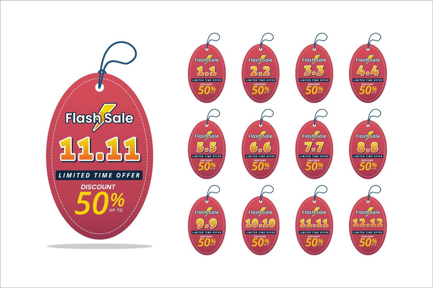 Big sale banner template, flash sale and promotion for web or social media, special offer banner vector