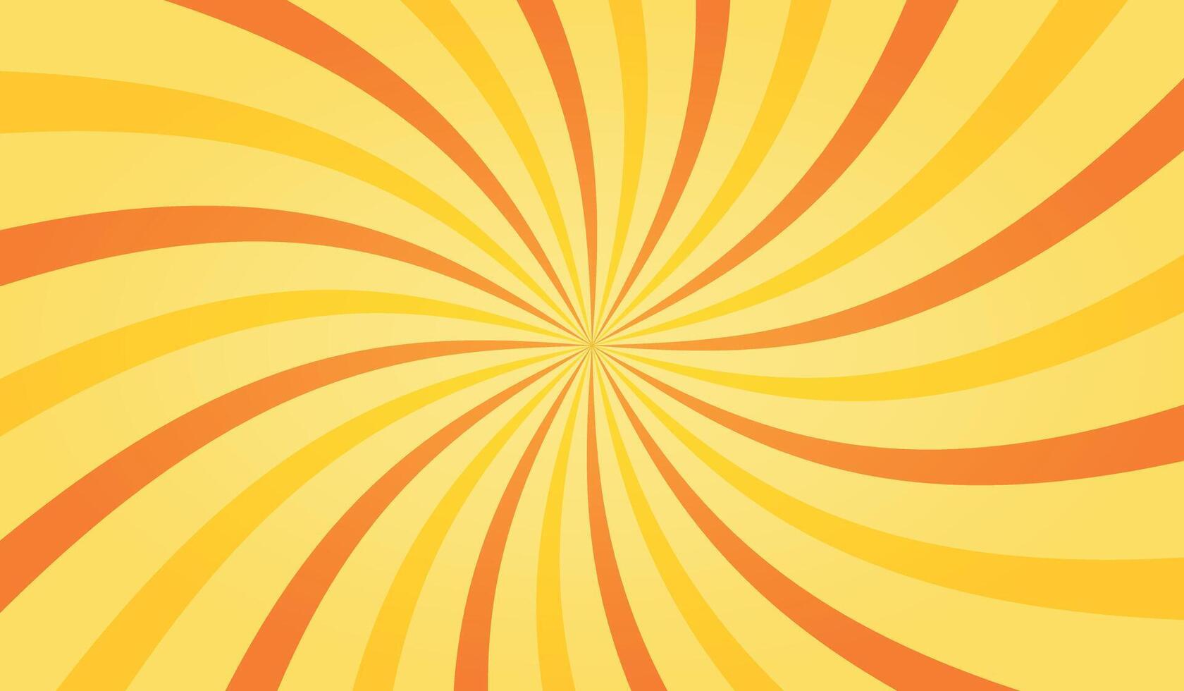 Orange groovy vortex spiral twirl. Twirl sunburst psychedelic pattern. illustration vector