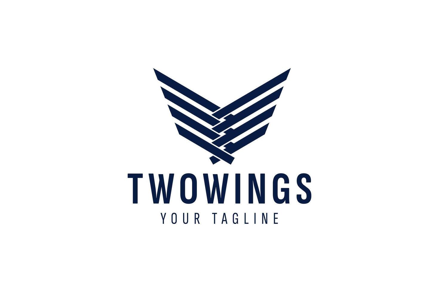 wings logo icon illustration vector