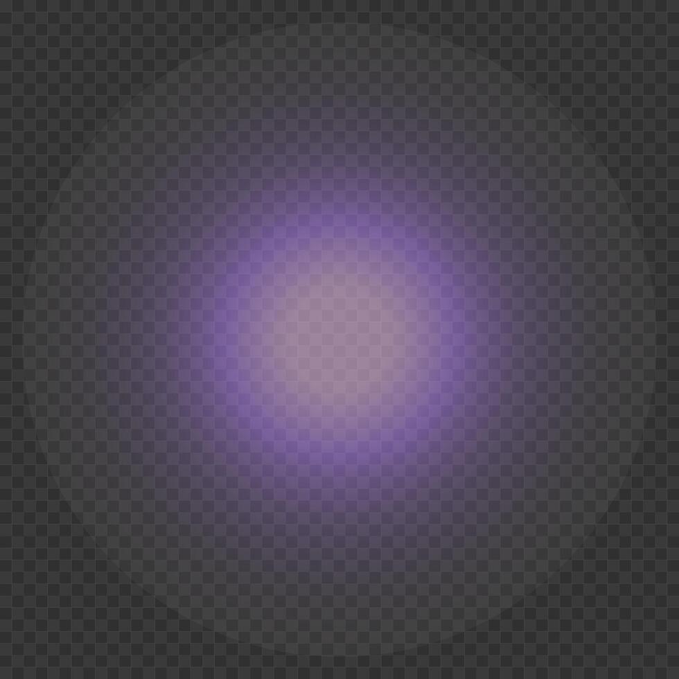 Blue lighting effect. Round flash. Glitter shining star, glowing spark. Light beam. Lens flares. vector