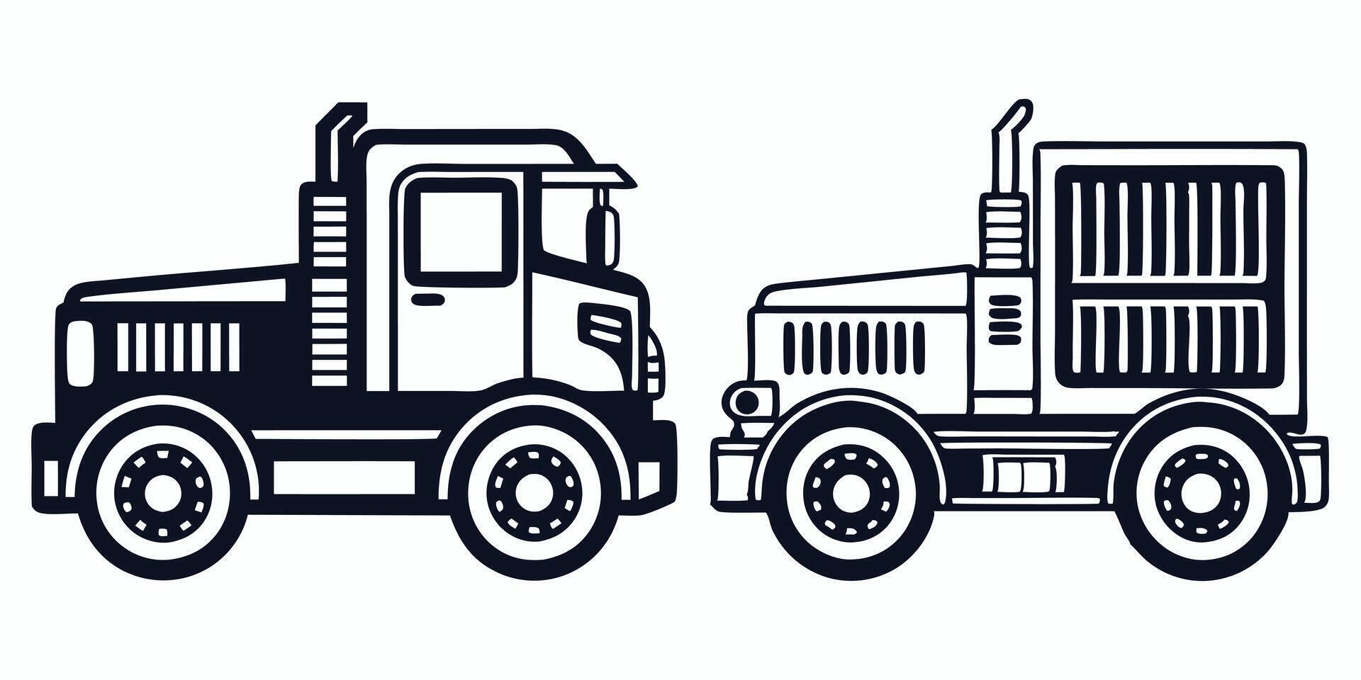 tucker camión clipart - gratis clipart imágenes vector