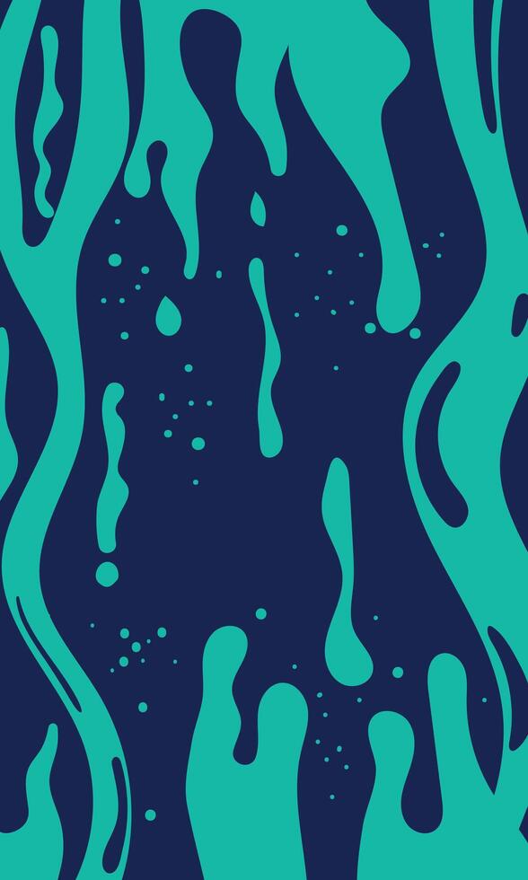 Abstract dripping liquid flat design background vector