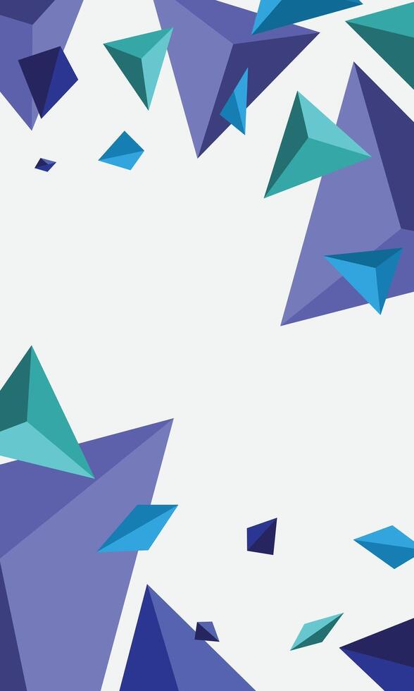 Abstract triangle geometric modern background vector