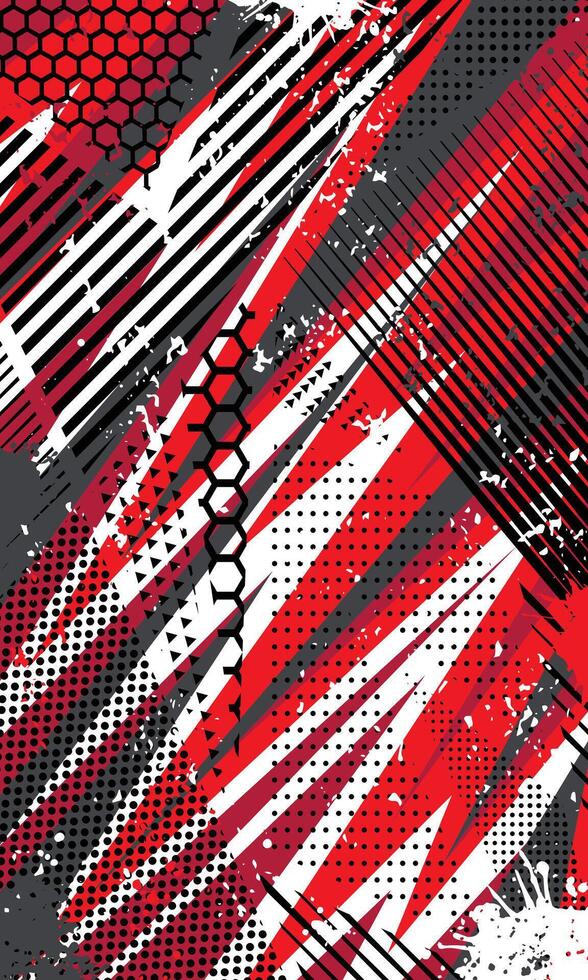 Abstract geometric sharp lines background for car wrap stickers and sports jersey fabric vector