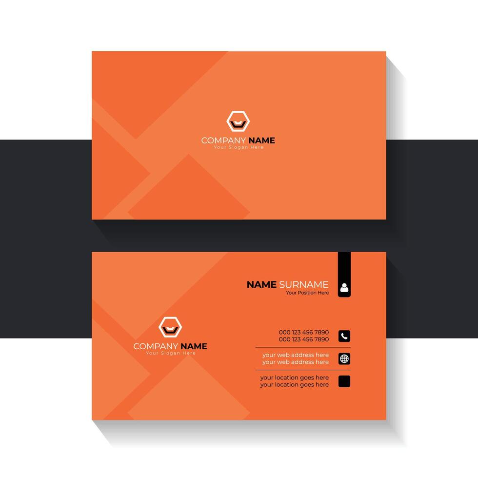 new business card template design 2024. Name card design vector