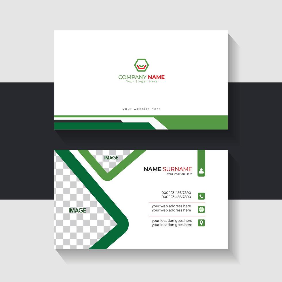 new business card template design 2024. Name card design vector
