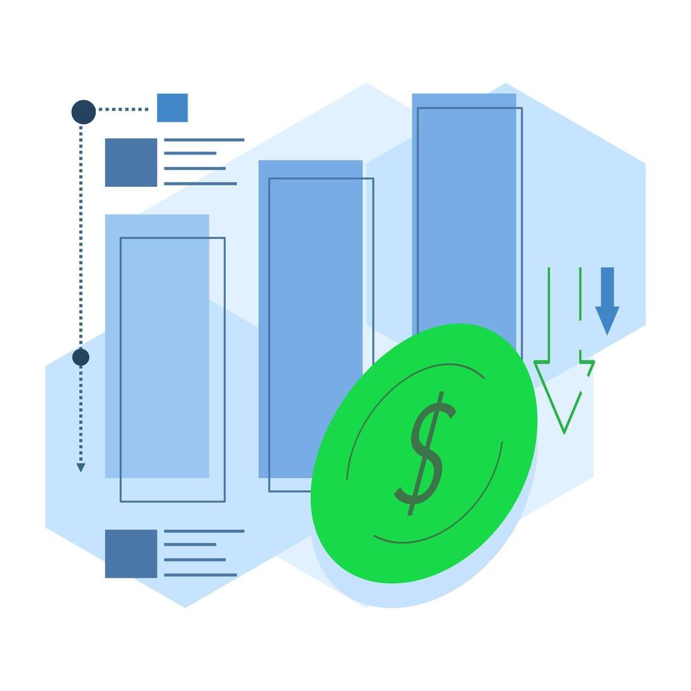 Personal finance concept, series of Investment Plans, Savings Investments. Strategy and return on investment. financial icons depicting investment, savings, and financial progress. vector