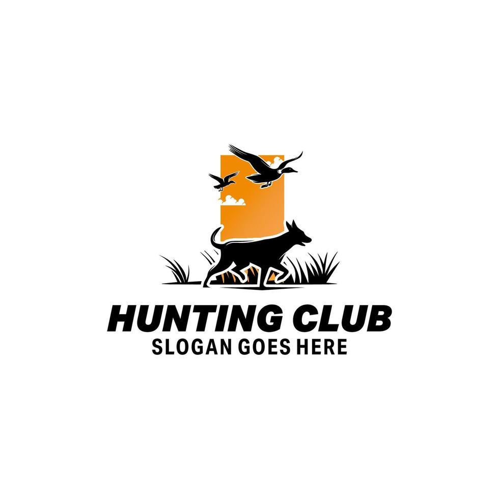 Hunting Club Logo Design Template vector