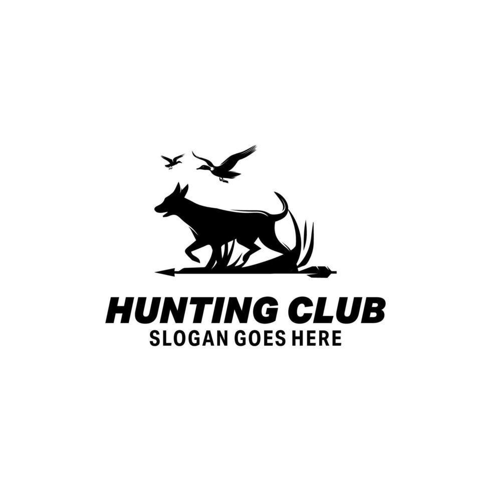 Hunting Club Logo Design Template vector