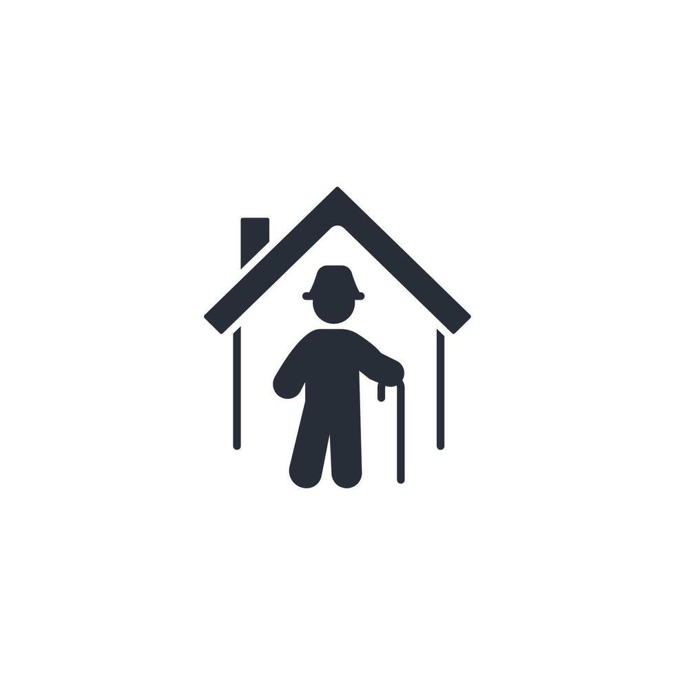 Veterans icon. .Editable stroke.linear style sign for use web design,logo.Symbol illustration. vector