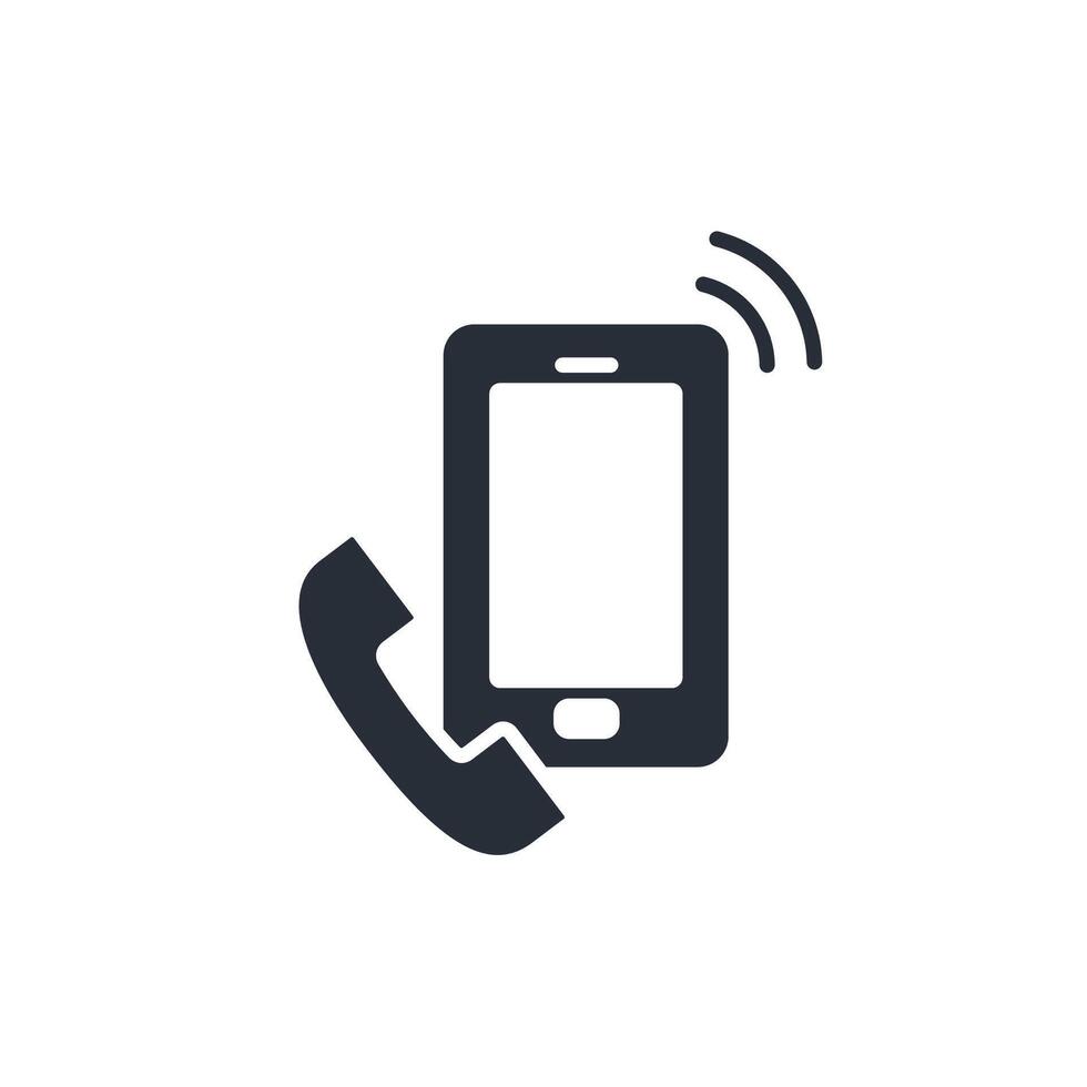 Smartphone icon. .Editable stroke.linear style sign for use web design,logo.Symbol illustration. vector