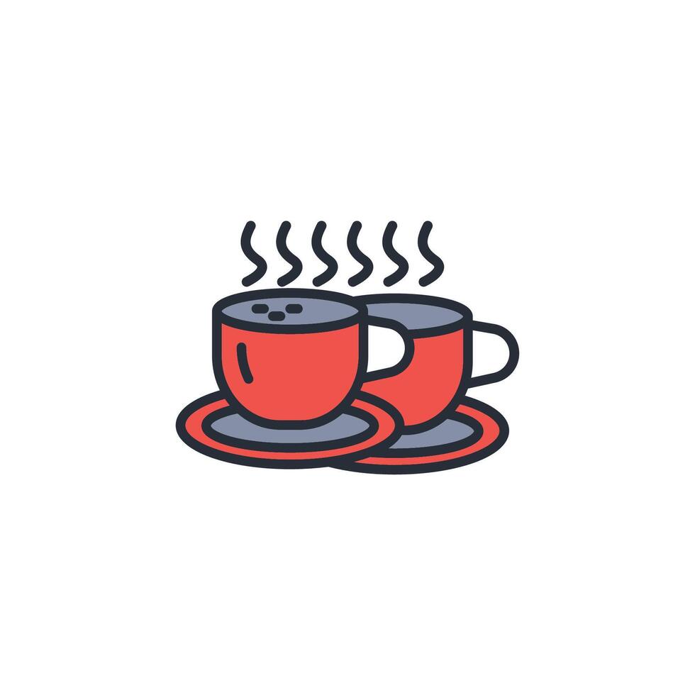 cappuccino icon. .Editable stroke.linear style sign for use web design,logo.Symbol illustration. vector