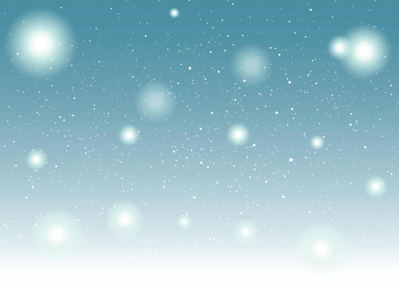 snowflakes falling on a blue background vector