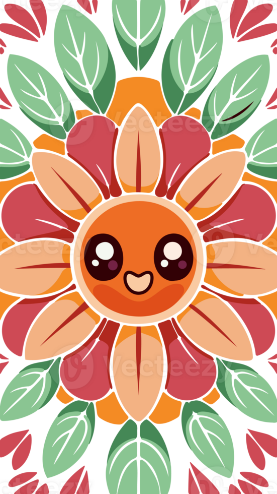 Happy Sunflower Art png