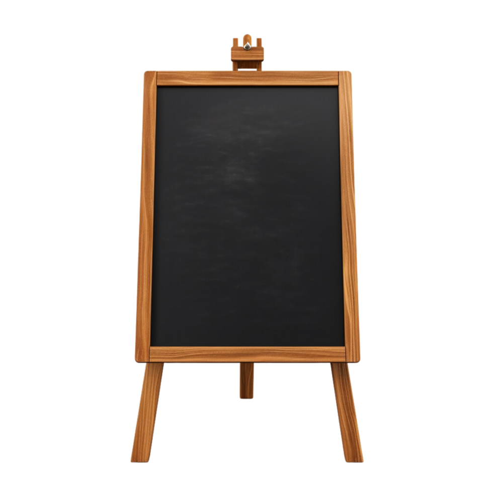 Blackboard isolated on a transparent background png