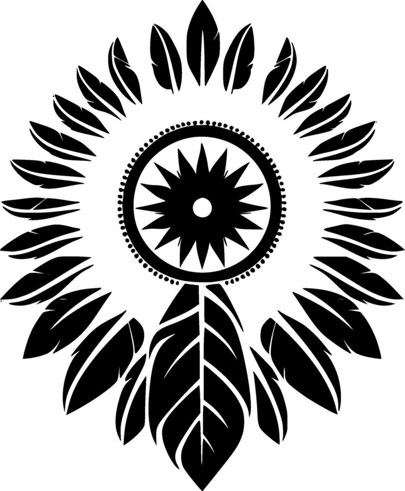 Boho, Minimalist and Simple Silhouette - illustration vector