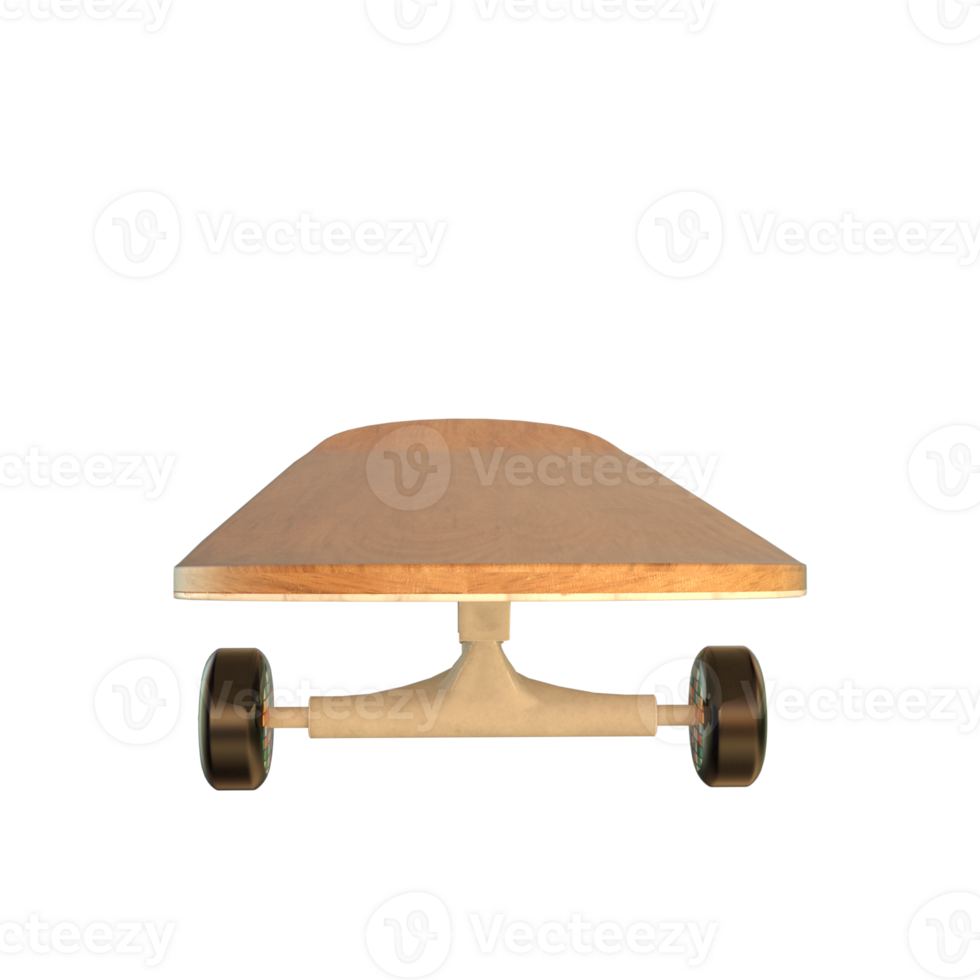 skateboard is shown on a transparent background png