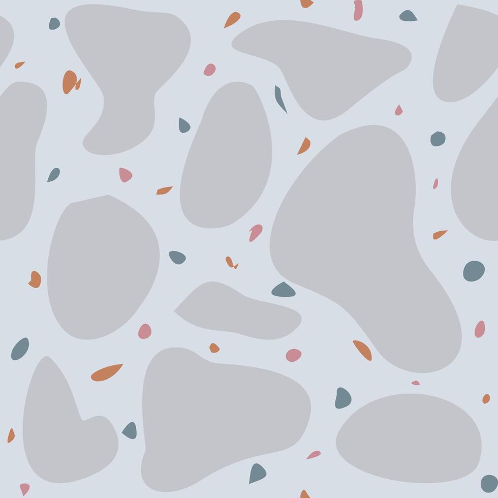 Seamless pattern of terrazzo vector