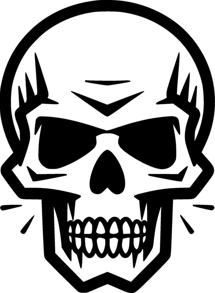 Skull - High Quality Logo - illustration ideal for T-shirt graphic vector