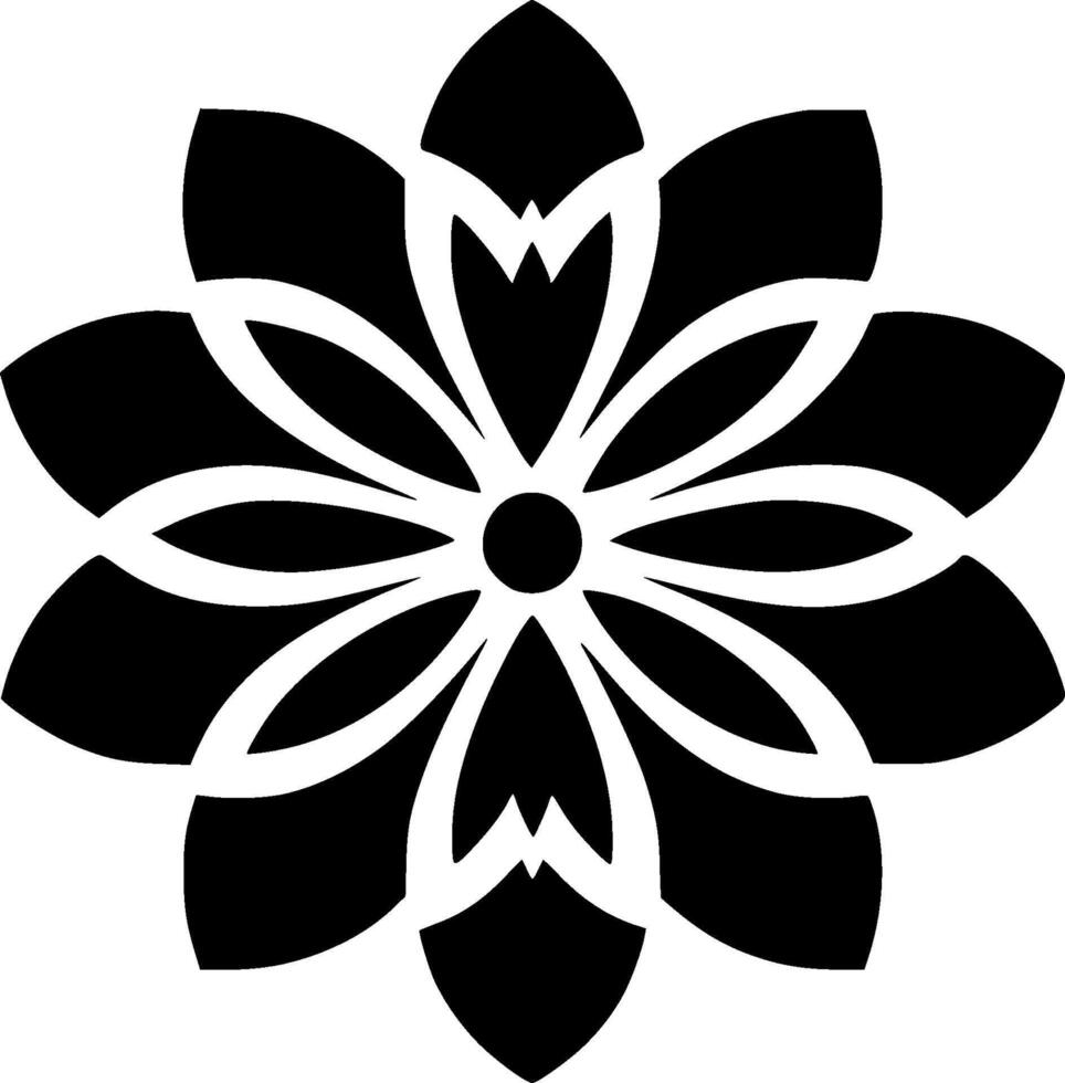 Flower - High Quality Logo - illustration ideal for T-shirt graphic vector