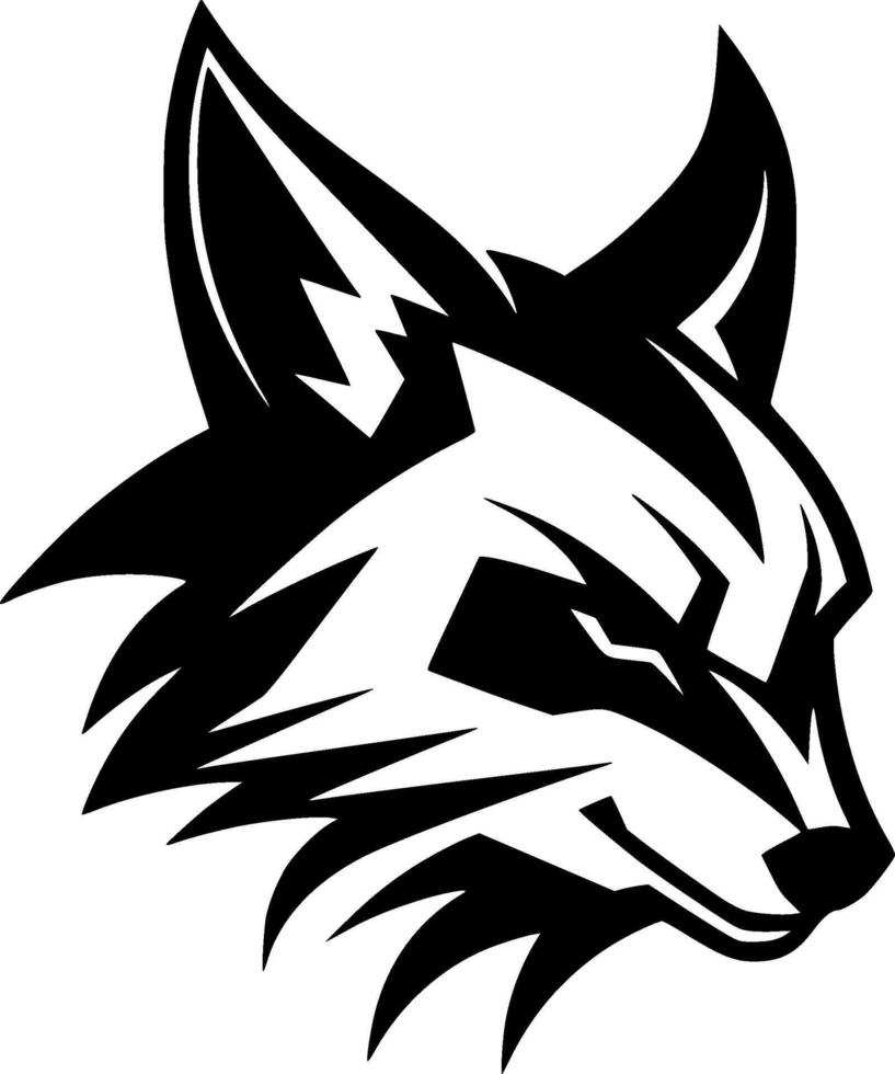 Fox, Minimalist and Simple Silhouette - illustration vector