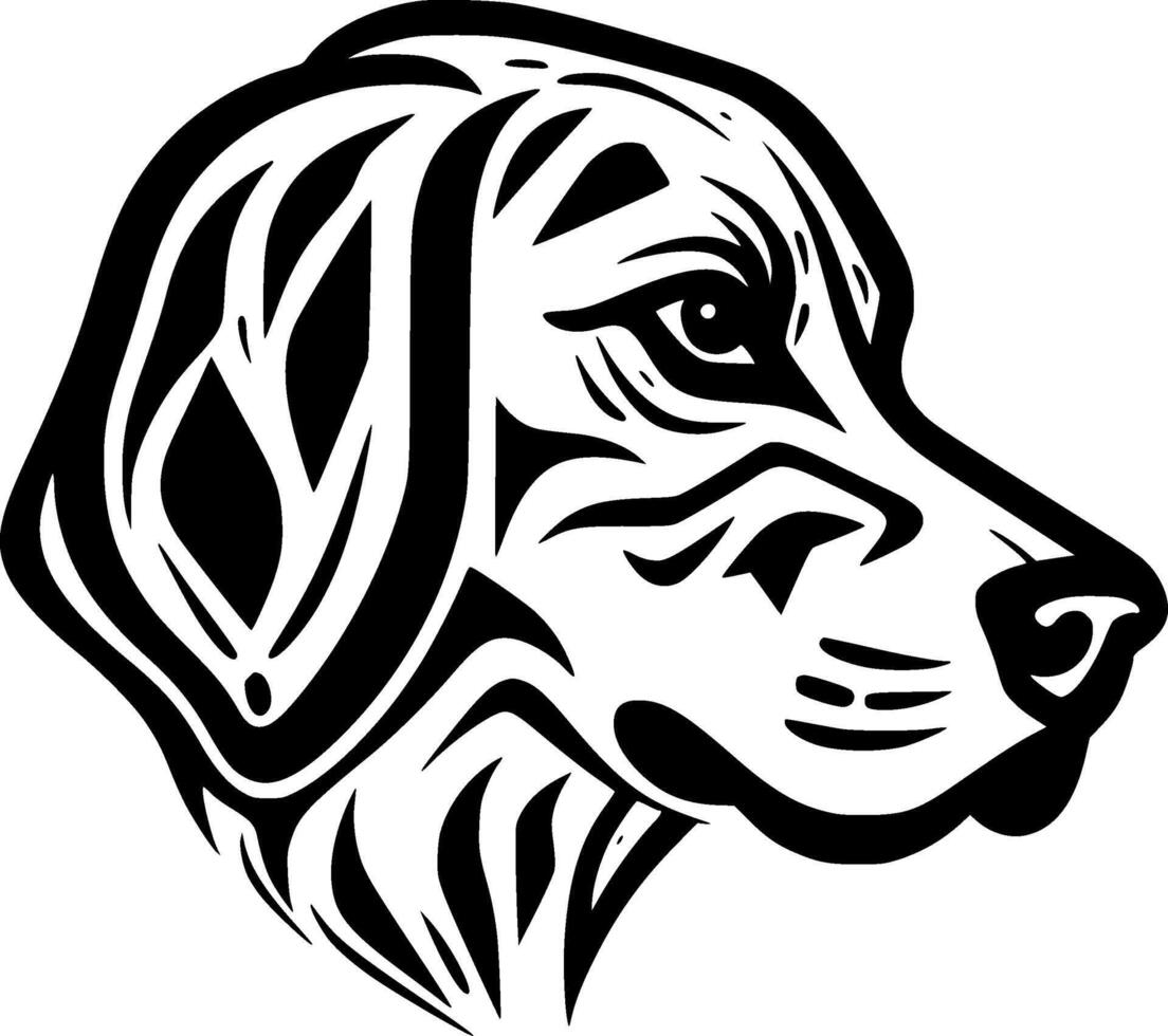 Dalmatian - Minimalist and Flat Logo - illustration vector