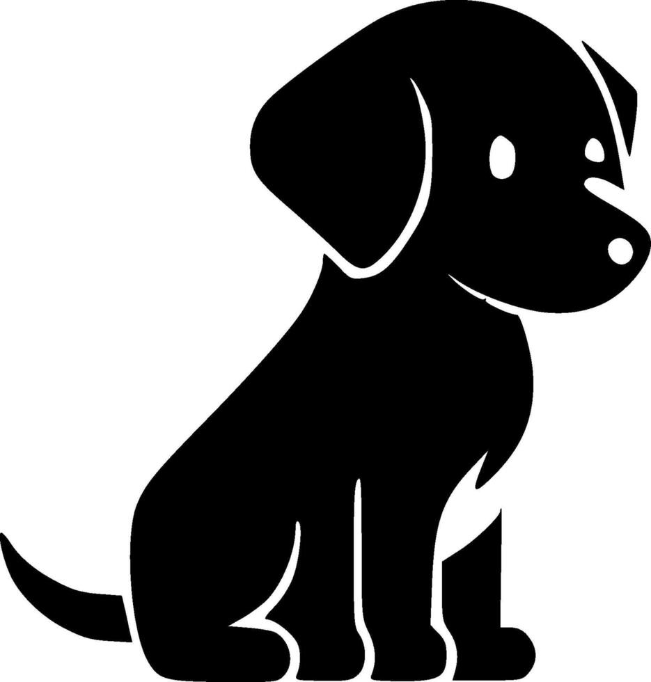 Pet - Black and White Isolated Icon - illustration vector