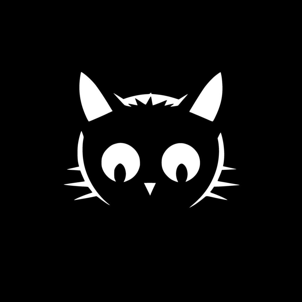 Cat, Minimalist and Simple Silhouette - illustration vector