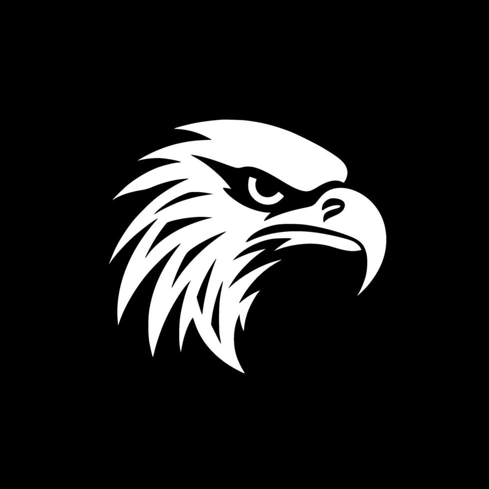 Eagle, Minimalist and Simple Silhouette - illustration vector