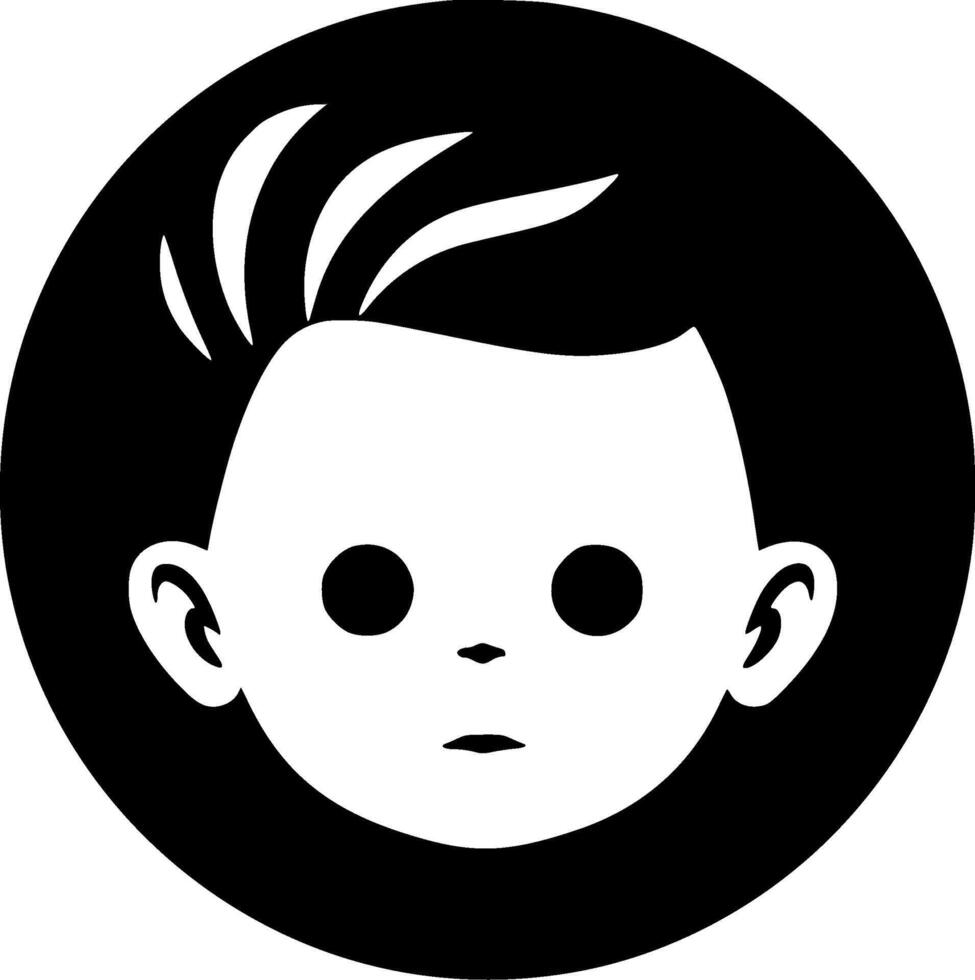 Baby - Minimalist and Flat Logo - illustration vector
