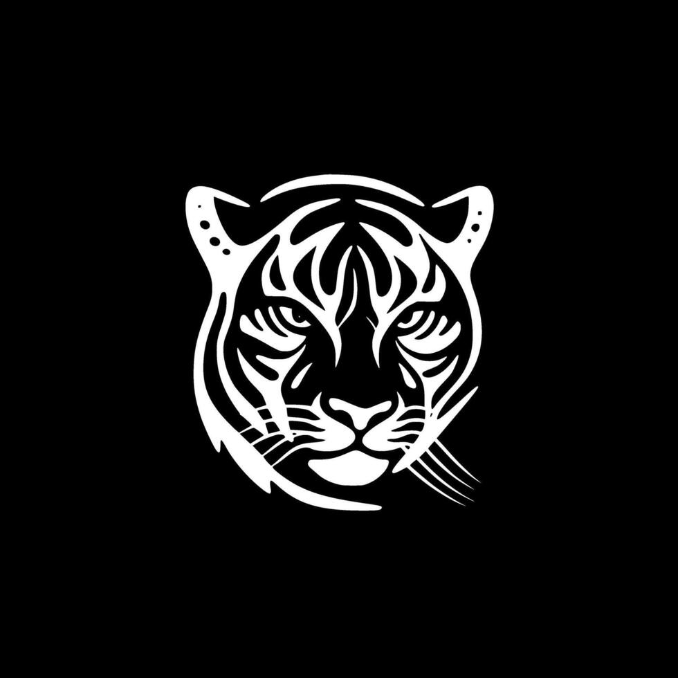 Ocelot, Minimalist and Simple Silhouette - illustration vector