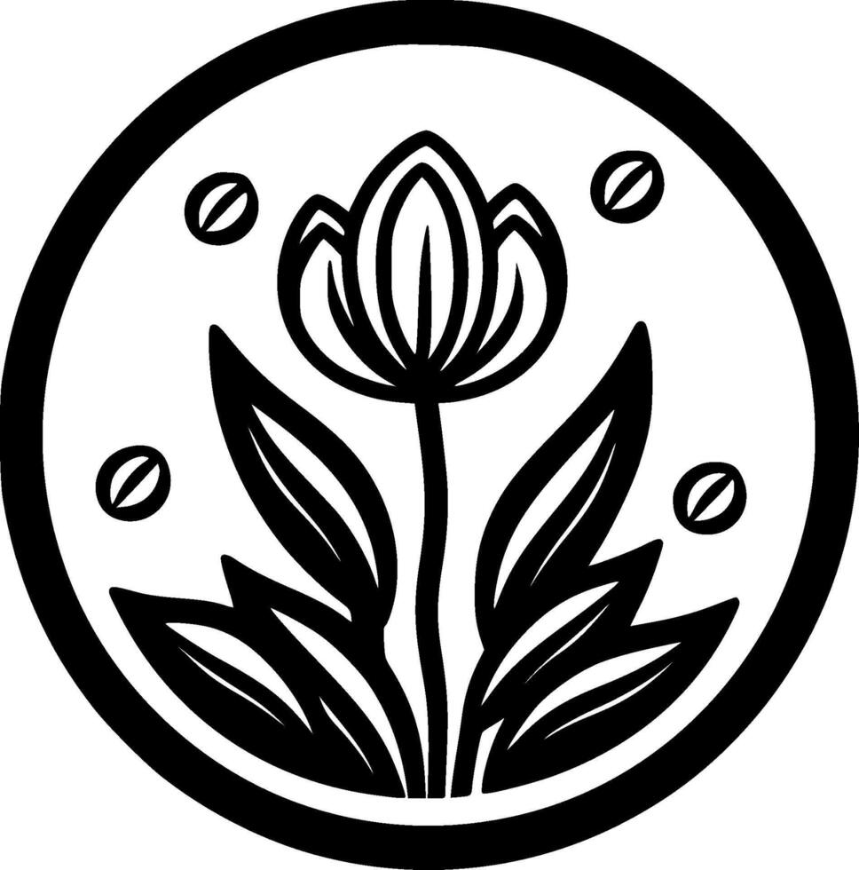 Spring - Minimalist and Flat Logo - illustration vector