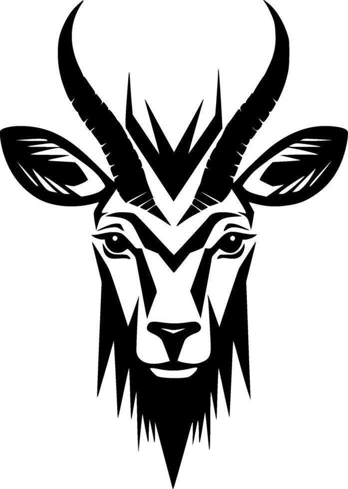 Animal - Black and White Isolated Icon - illustration vector