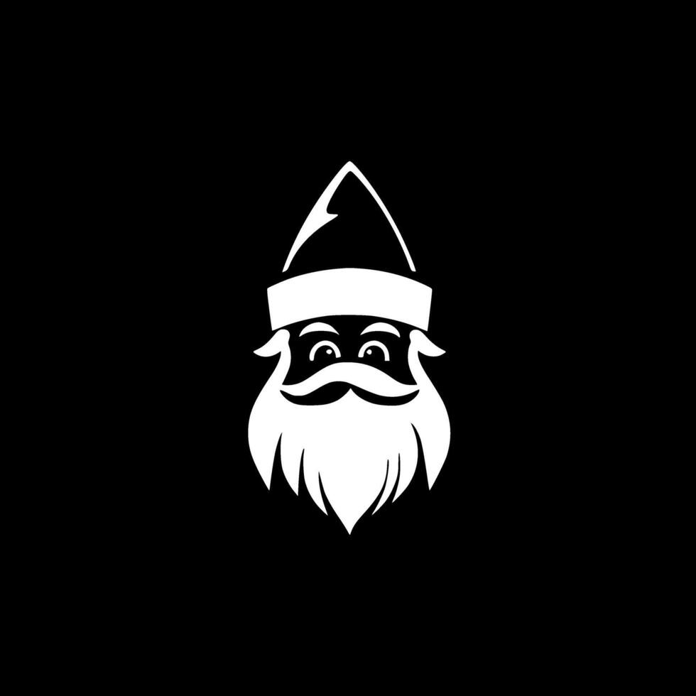Gnome, Minimalist and Simple Silhouette - illustration vector