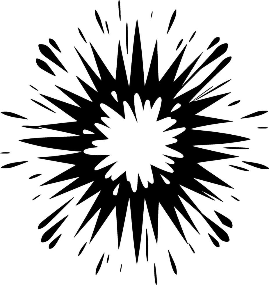 Explosion - High Quality Logo - illustration ideal for T-shirt graphic vector