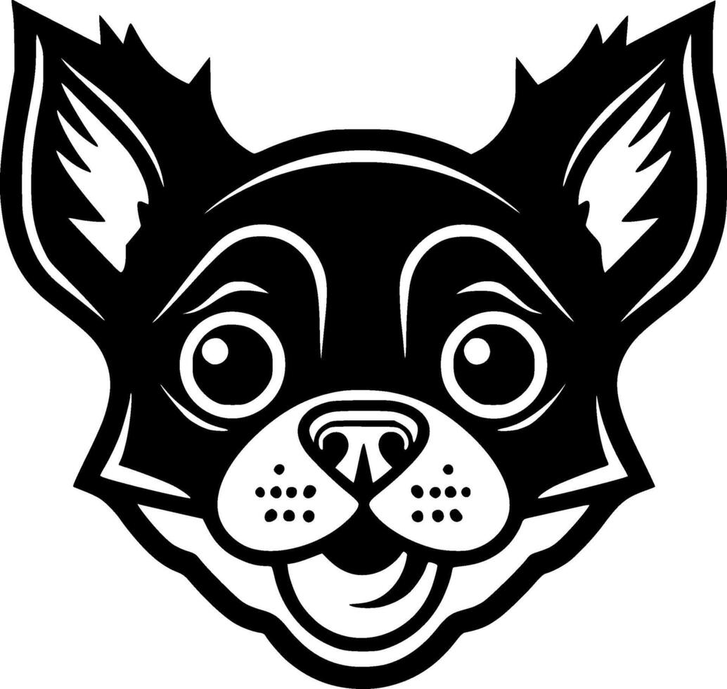 Chihuahua - Minimalist and Flat Logo - illustration vector