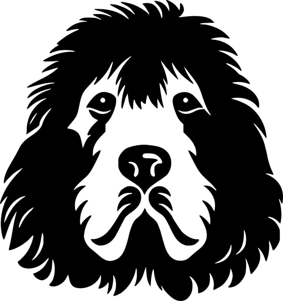 Poodle Dog, Minimalist and Simple Silhouette - illustration vector