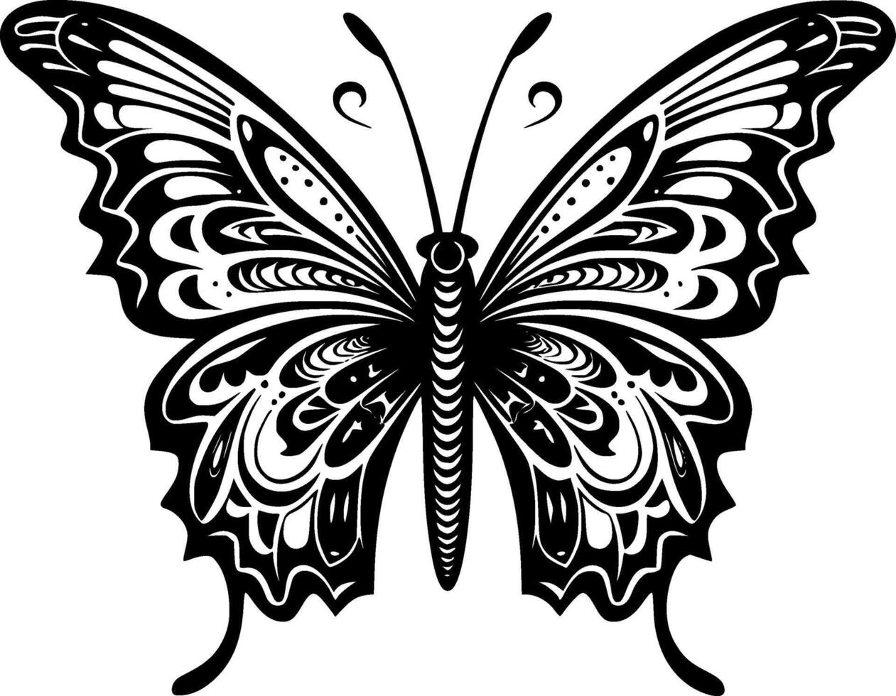 Butterfly - Minimalist and Flat Logo - illustration vector