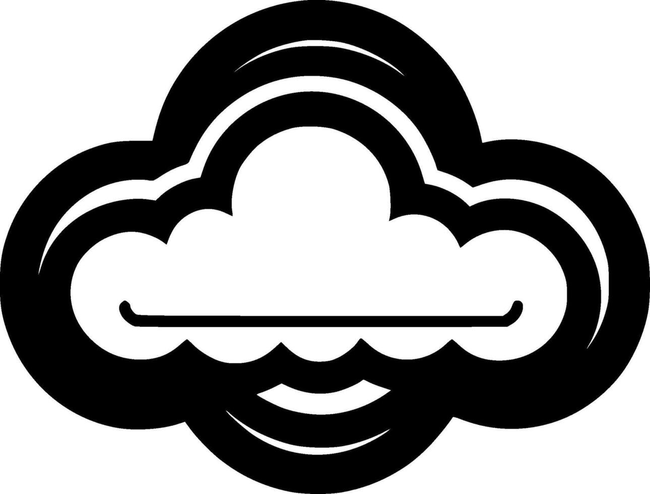 Cloud - High Quality Logo - illustration ideal for T-shirt graphic vector