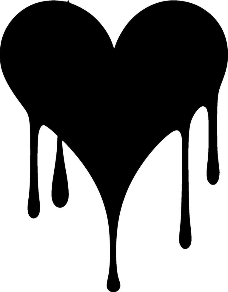 Love, Minimalist and Simple Silhouette - illustration vector