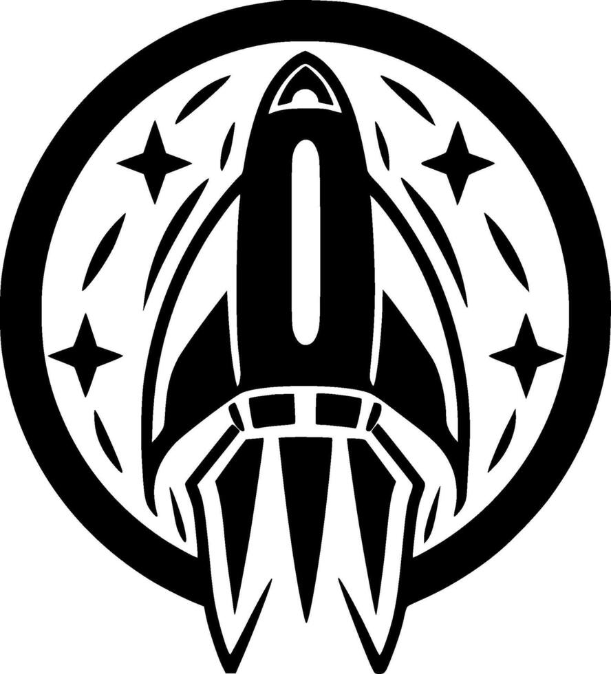Rocket - High Quality Logo - illustration ideal for T-shirt graphic vector