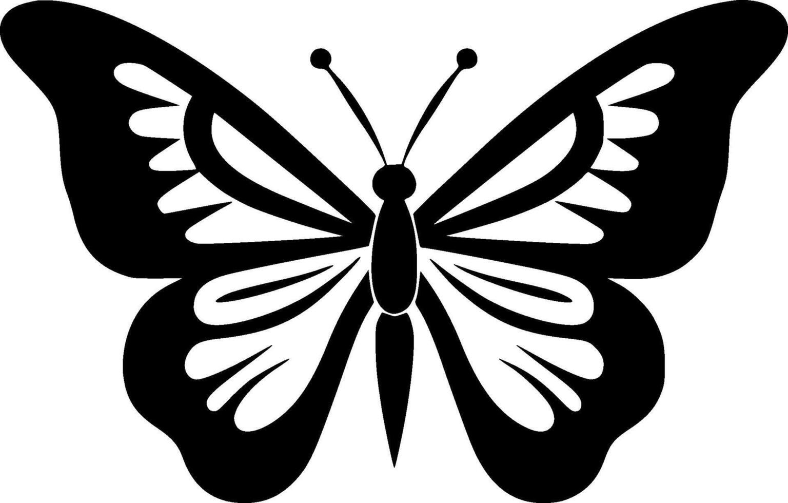 Butterfly - High Quality Logo - illustration ideal for T-shirt graphic vector