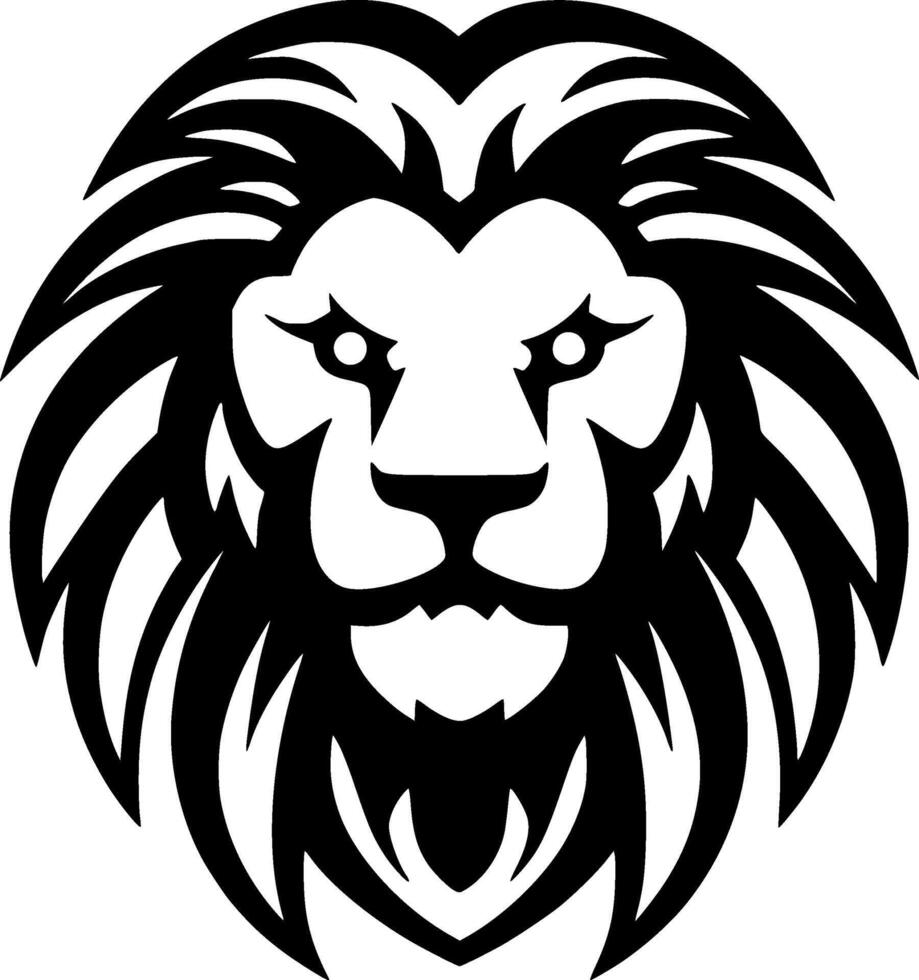 Lion - Minimalist and Flat Logo - illustration vector