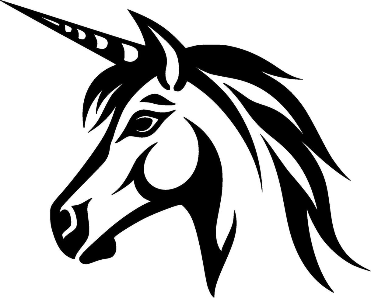 Unicorn - High Quality Logo - illustration ideal for T-shirt graphic vector