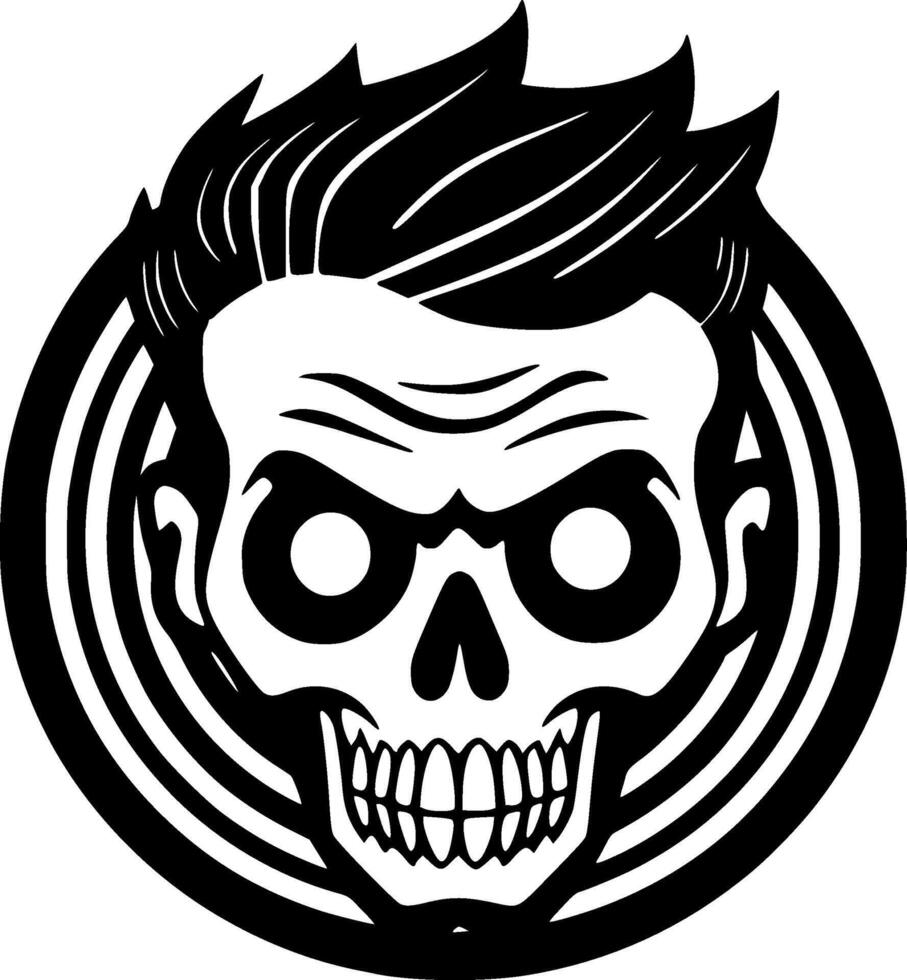 Skull - High Quality Logo - illustration ideal for T-shirt graphic vector