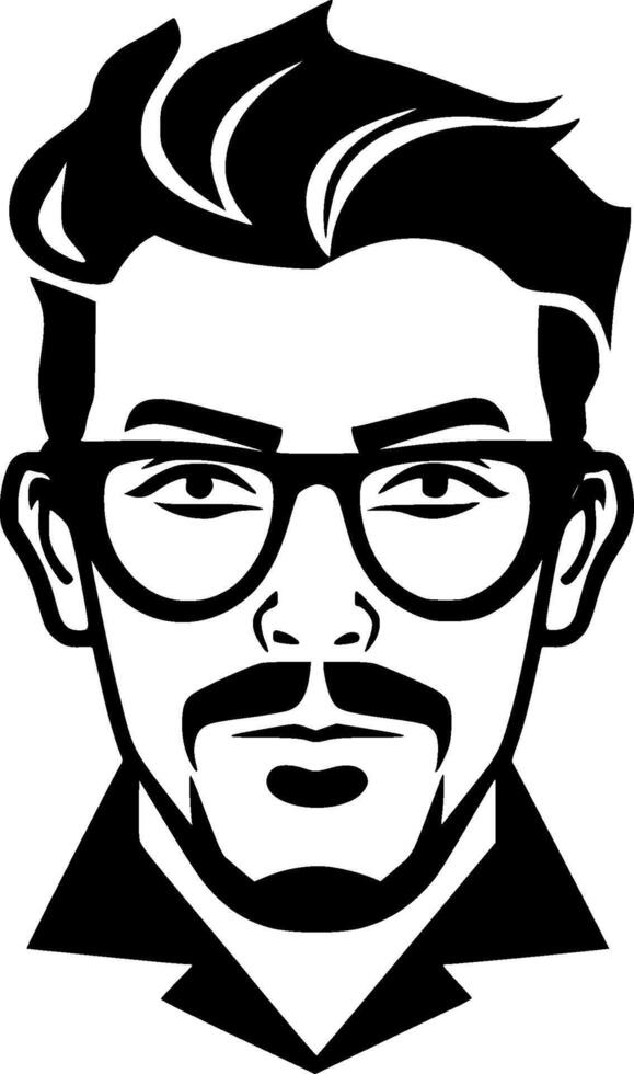 Teacher, Minimalist and Simple Silhouette - illustration vector