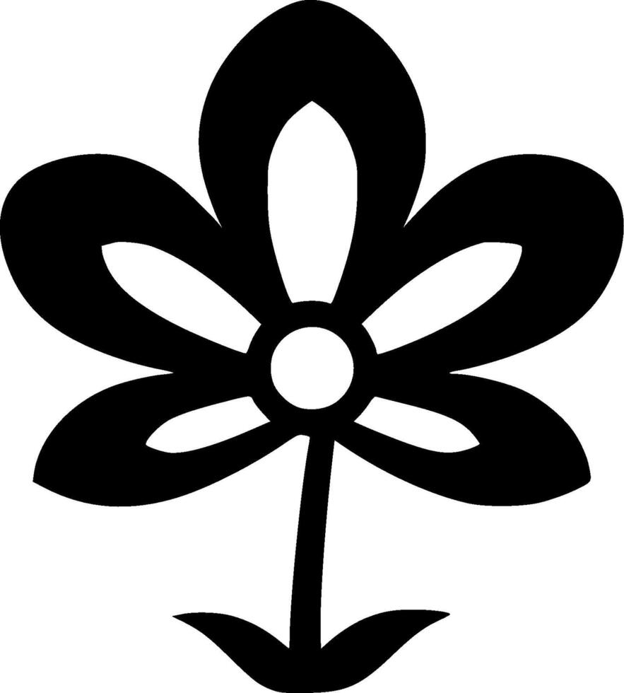 Flower - High Quality Logo - illustration ideal for T-shirt graphic vector