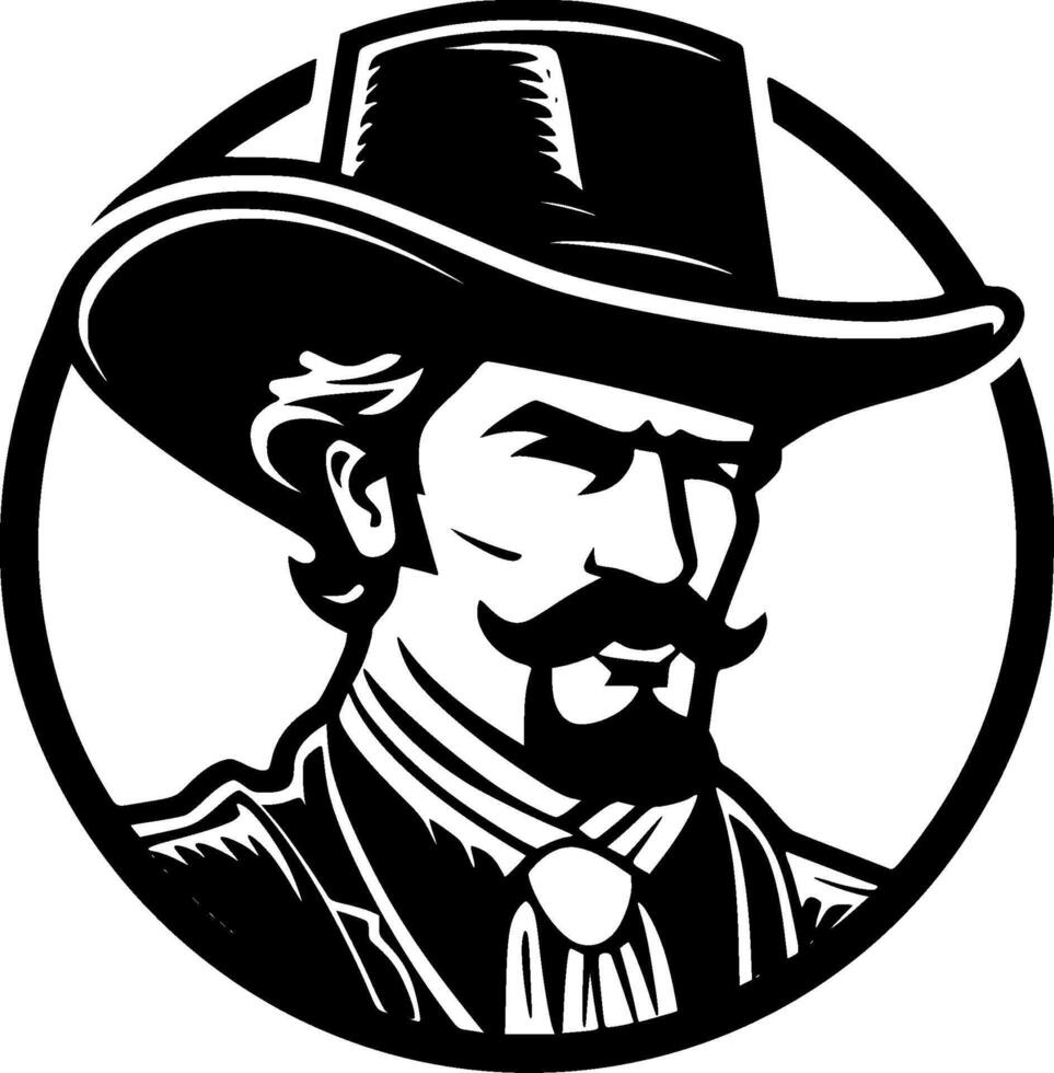 Western - High Quality Logo - illustration ideal for T-shirt graphic vector