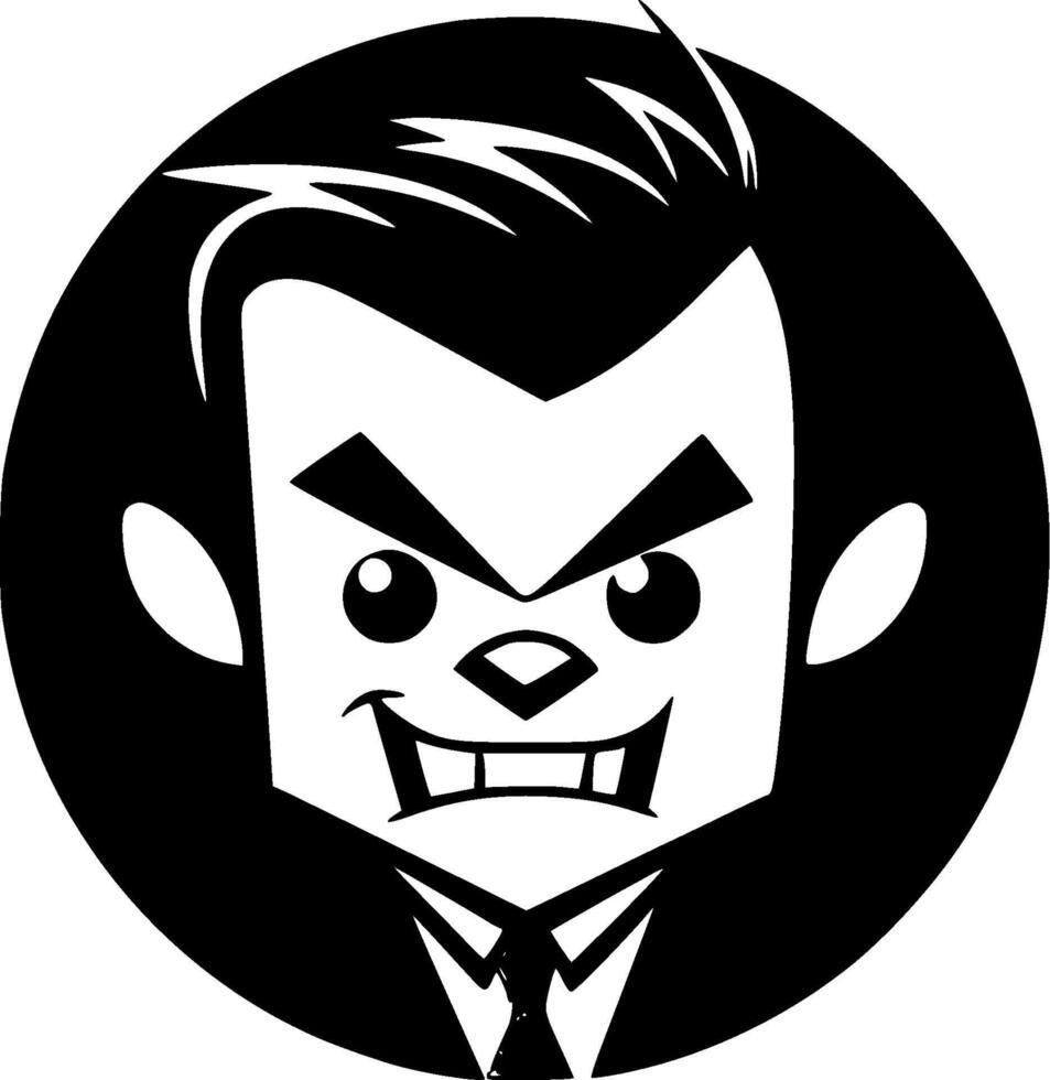 Vampire, Minimalist and Simple Silhouette - illustration vector